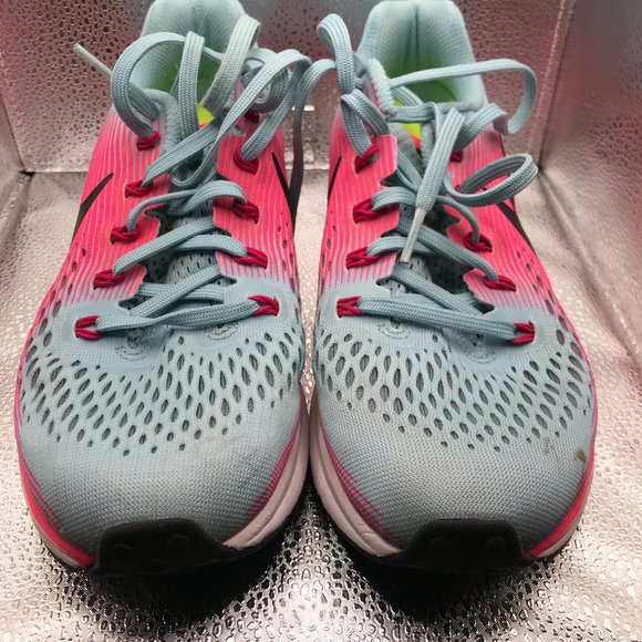 Nike Air Zoom Pegasus 34 Mica Blue Racer Pink (Women's) 880560-40… - Picture 7 of 8